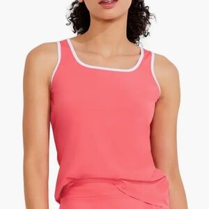 NZ ACTIVE BY NIC+ZOE NWOT FlexFit Scoop Neck Tank Top - Punch/Coral -Size S